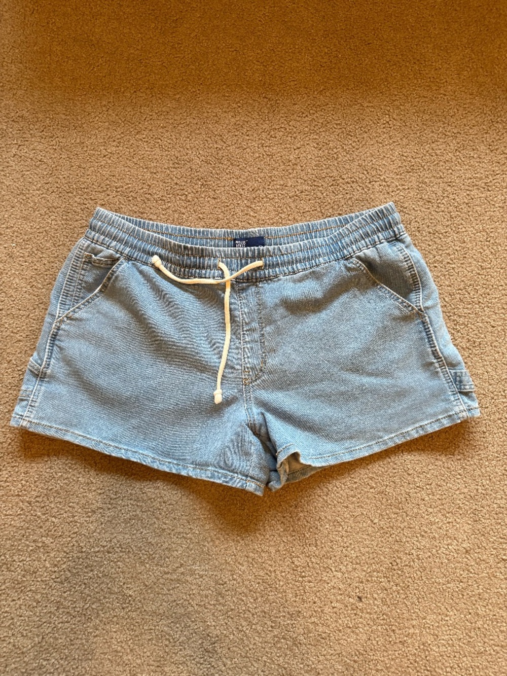 Project Indigo Knit Carpenter Shorts Size XL (Juniors)
